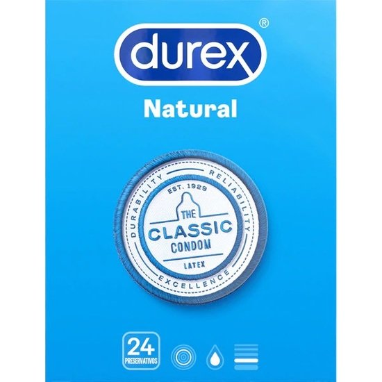 Kondome Durex Natural, 24 Stück