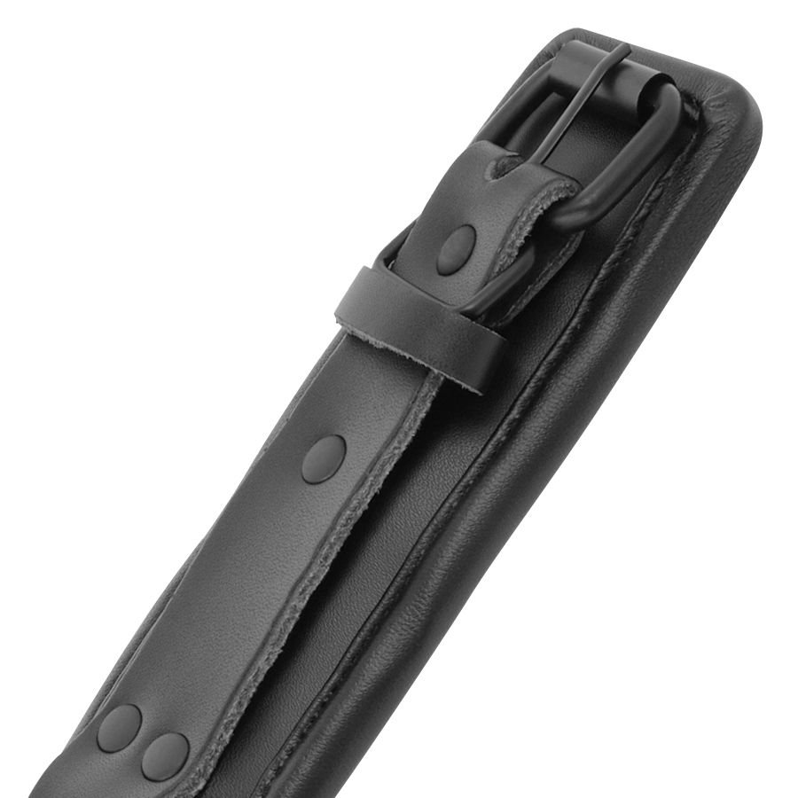 Schwarzes Leder Bondage Set