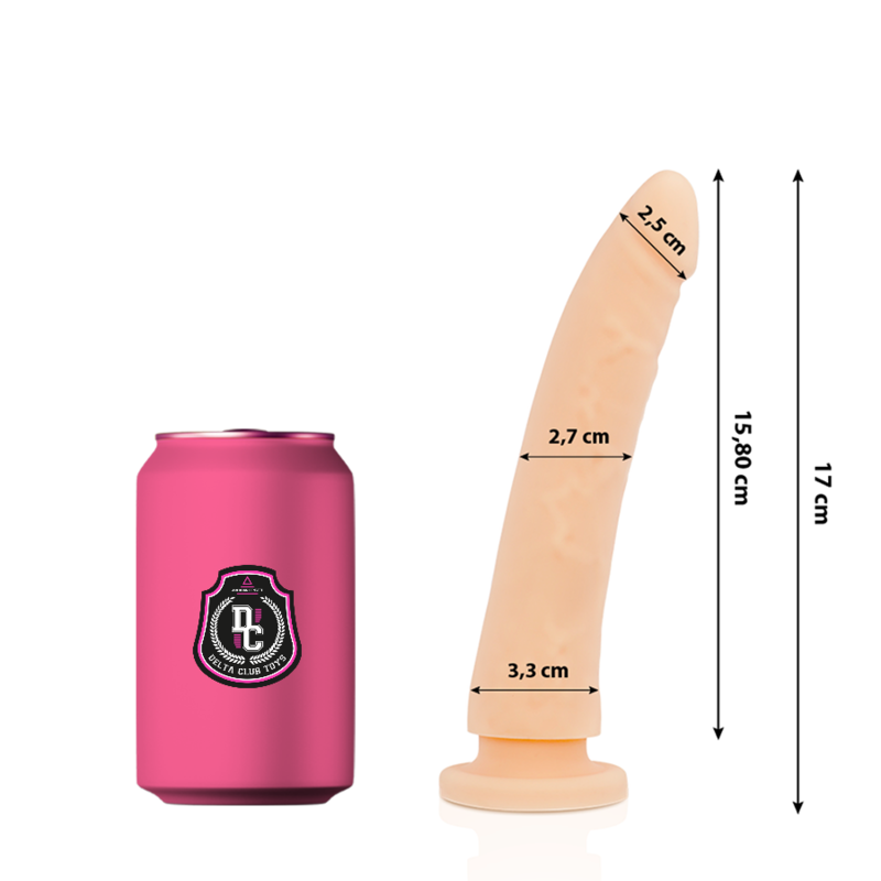 Dildo DELTACLUB 17 cm Realistisch Silikon
