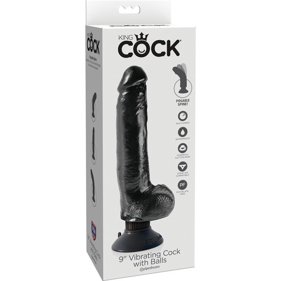 Realistischer Vibrator Noir King