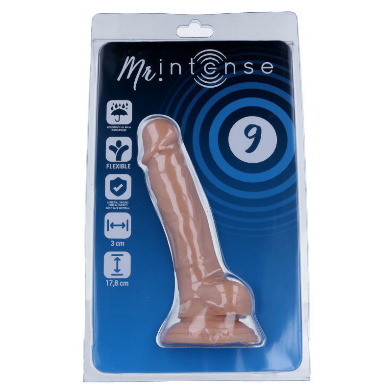 Realistischer Intensiver 9-Zoll Penis