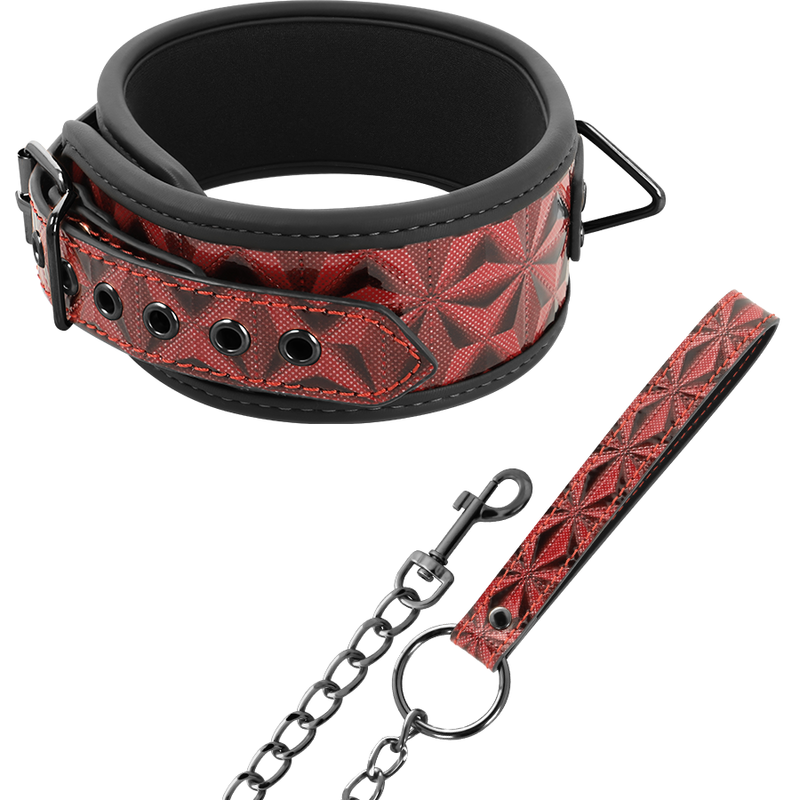 Roter Veganer Neopren Halsband
