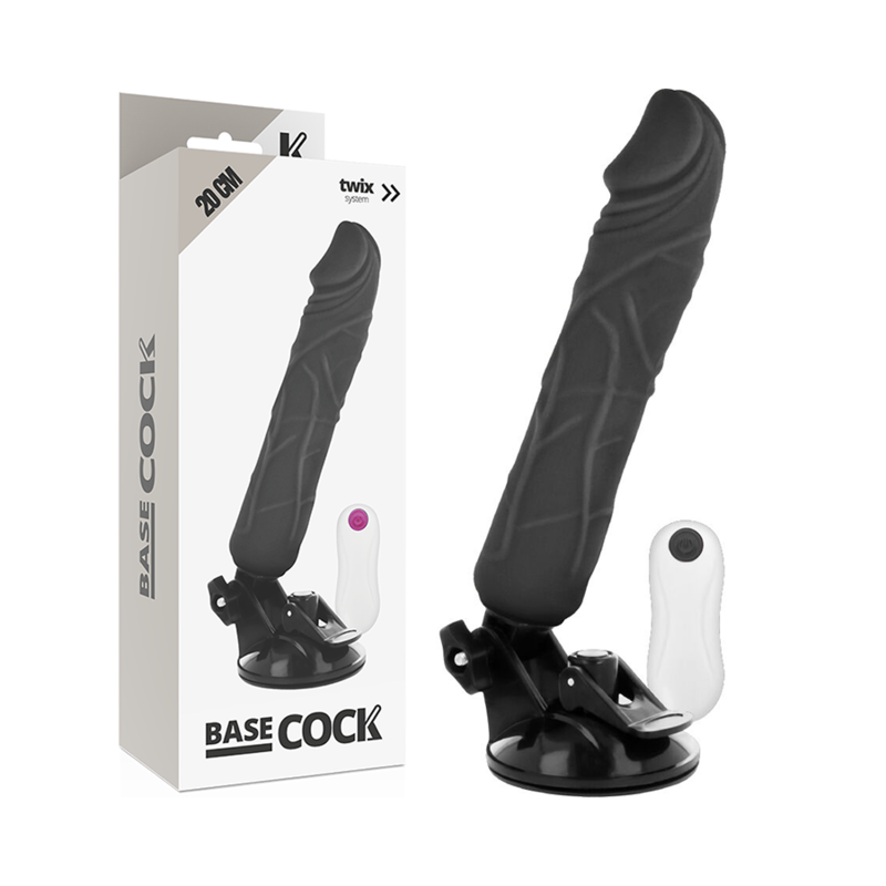 Total Control Vibrator Schwarz 20 cm