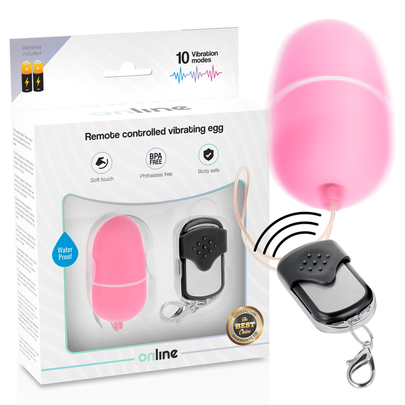 Fernbedienbarer Vibrator in Rosa