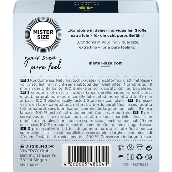 Herr Größe 49 (3er Pack) - extra Fino