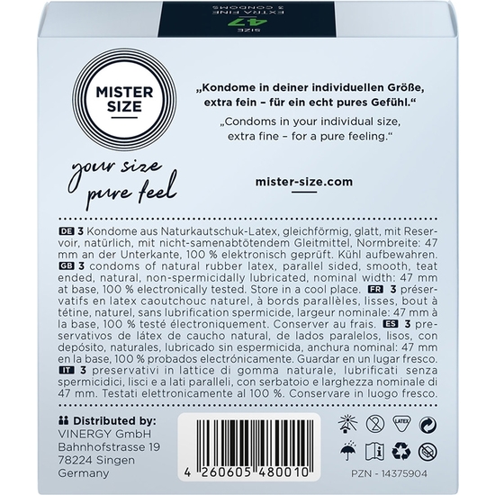 Herr Größe 47 (3er Pack) - extra Fino