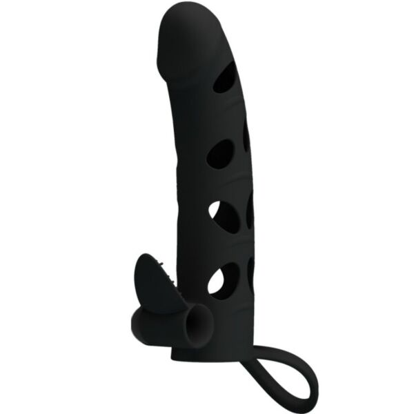 Pretty Love Penishülle 15,2 cm mit Mini-Vibrator und Strukturen