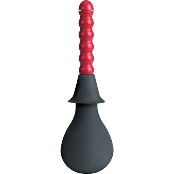 Analdusche CalExotics COLT Anal Douche mit rotem Gummiball und zwei Aufsätzen