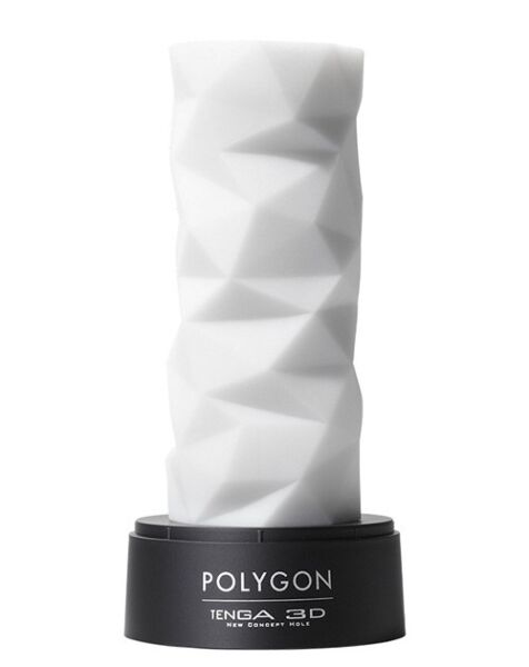 Masturbator TENGA 3D Polygon mit sichtbarer Dreiecksstruktur