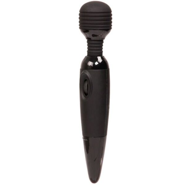 Wand-Vibrator Baile Power Wand aus Silikon mit geripptem Kopf