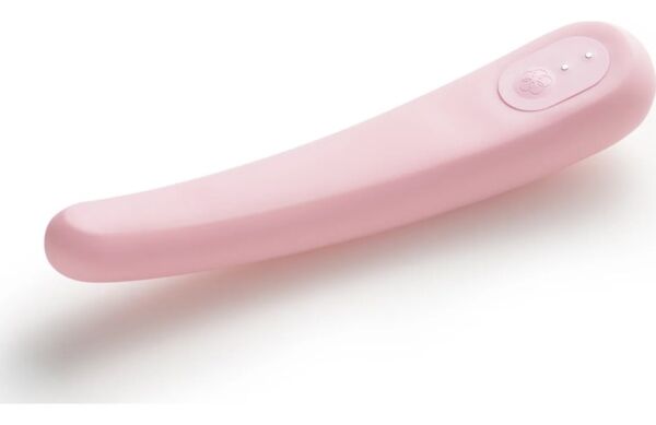 Vibrator iroha Tsuki Mikazuki in Pastellrosa mit zulaufender Sichelform