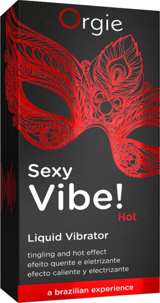 Flasche des Stimulationsgels Orgie Sexy Vibe! Hot mit 15 ml