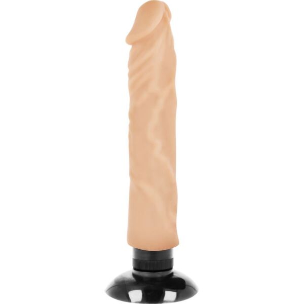 Realistischer Vibrator Basecock Realistic Vibrator 2-1 20 cm mit Saugfuß