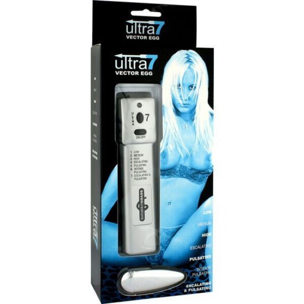 Vibrations-Ei Seven Creations Ultra 7 mit Fernbedienung