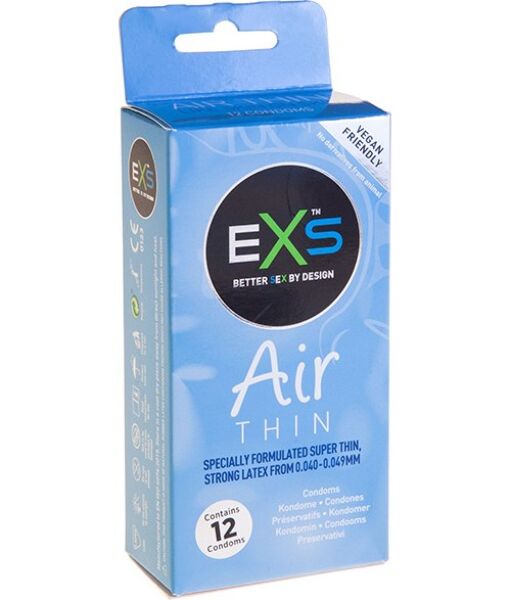 Packung Exs Air Thin Kondome, 12 Stück