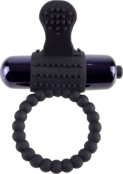 Penisring mit Vibration Fantasy C-Ringz Super Ring von Pipedream, mit Bullet-Vibrator und Zunge mit Noppen