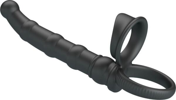 Vibrations-Penisring Pretty Love BI-210375 mit Analplug aus Silikon