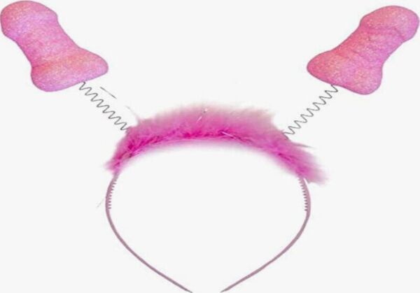 Haarreifen mit Penis-Antennen von Diablo Picante für JGA und Partys