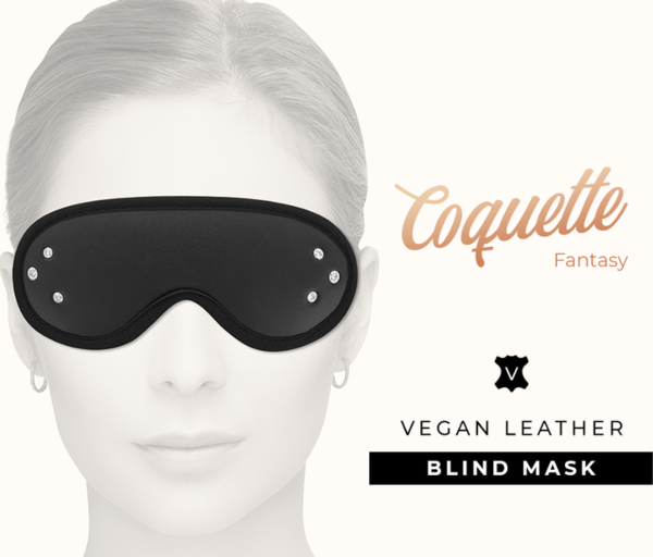 Augenmaske Coquette Chic Desire Fantasy aus veganem Leder für Bondage