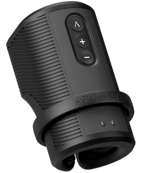 Vibrierender Masturbator Arcwave Zing in Schwarz