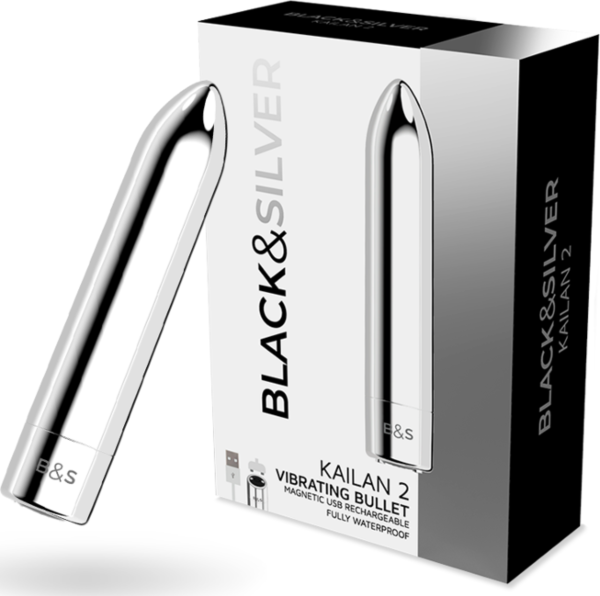 Bullet-Vibrator Black&Silver Kailan 2