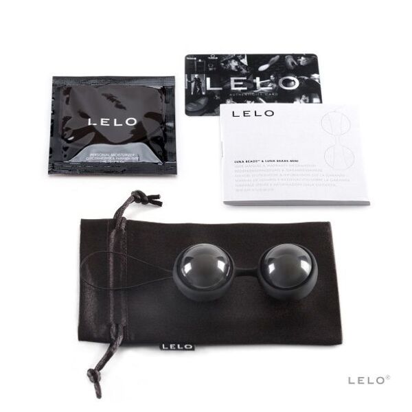 LELO LUNA Beads Noir Liebeskugeln mit Verbinder und Rückholband
