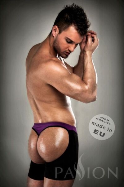 Herren Boxershorts Envy Passion, schwarz und lila