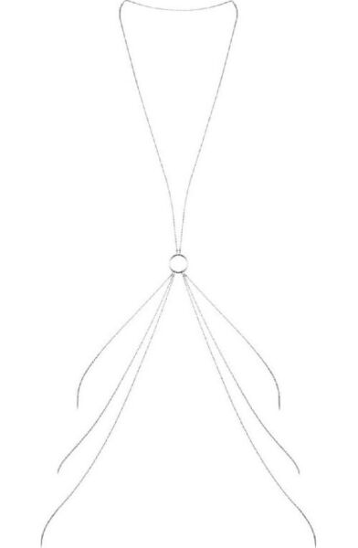 Körperkette Bijoux Indiscrets Magnifique 8 Body Chain, silberfarben und in 8-Form