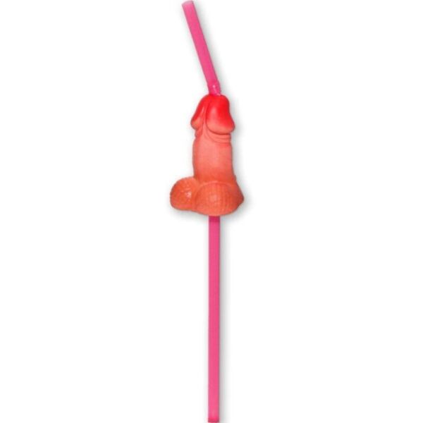 Penis-Strohhalme Diablo Picante Natural Big Penis Straws