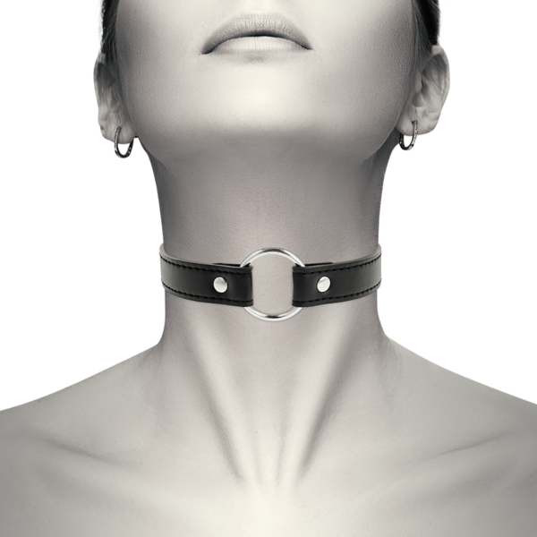 BDSM-Halsband Coquette Chic Desire mit Verschluss aus drei Schnallen