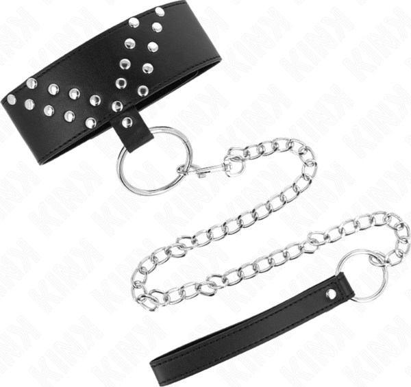 Halsband mit Leine Kink 65 cm, verstellbar