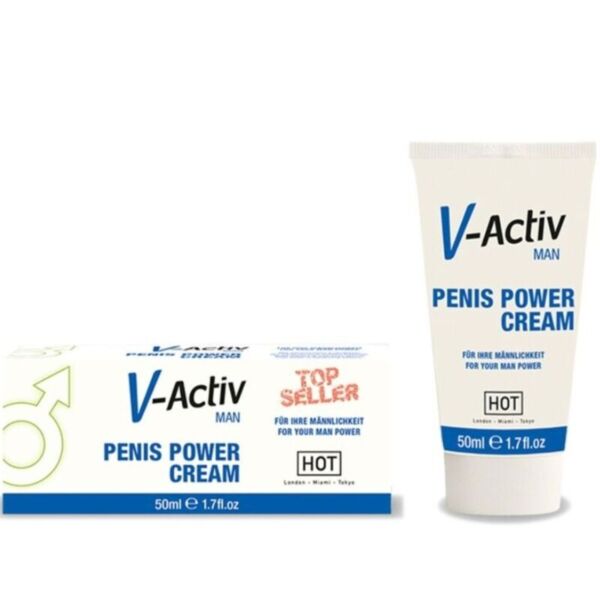 HOT V-ACTIV Intimcreme für Männer, 50-ml-Packung