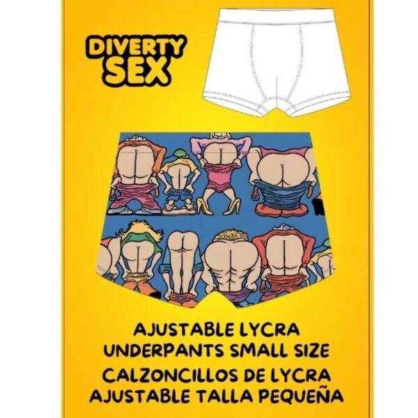 Boxershorts Diablo Picante mit Po-Motiv