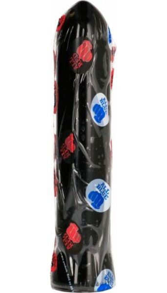 All Black Dildo 22 cm mit abgerundeter Spitze