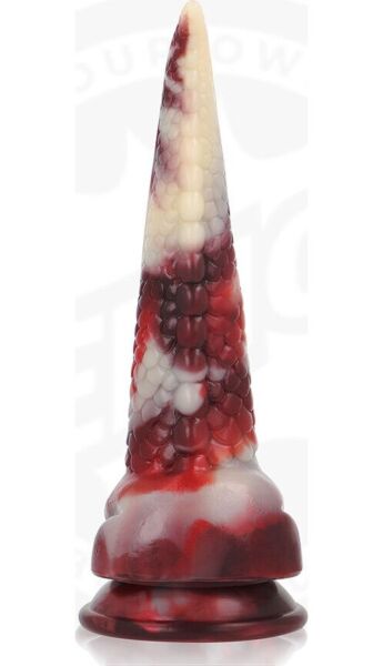 Silikondildo Epic Draxis Abgründiger Schatten mit schmalerem oberen Teil und Griffbasis
