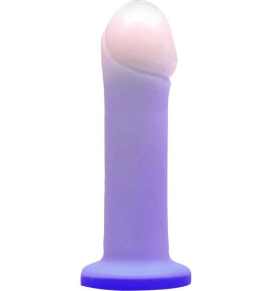 Tantus Duchess Twilight Dildo aus Dual-Density-Silikon mit Saugnapf-Basis