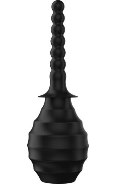 Analdusche Mr Play BLKM7 Super Power in Schwarz, mit Ballon und Düse