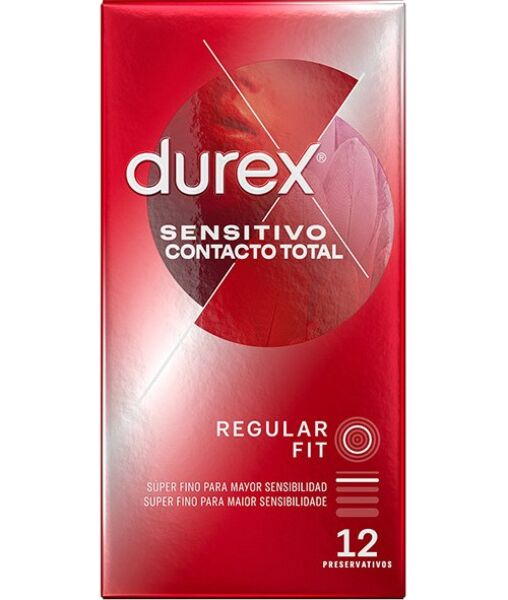 Packung mit 12 Kondomen Durex Sensitiv Super Dünn