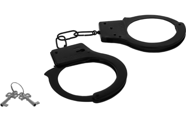 Intense Fetish Handschellen aus Metall mit Schlüsseln