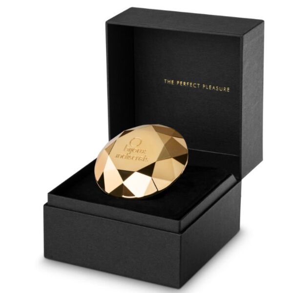 Klitoris-Vibrator Bijoux Indiscrets Twenty One in Form eines goldenen Diamanten