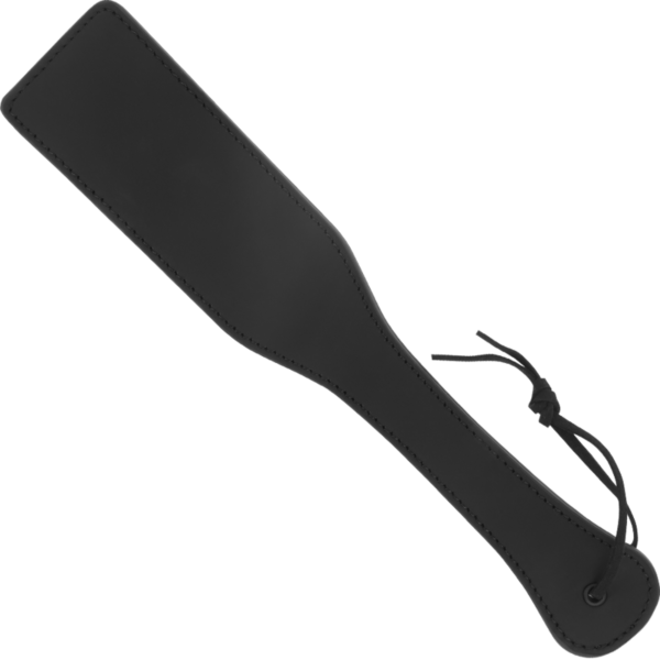 Intense Fetish Paddel aus veganem Leder, lang und schmal, für Impact Play