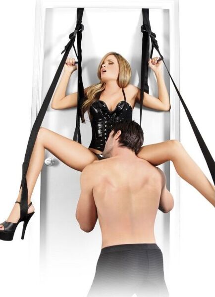 Sexschaukel für die Tür Pipedream Fetish Fantasy Deluxe, mit gepolstertem Sitz und Gurten