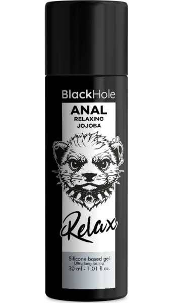 Anal-Gleitgel Black Hole Anal Relaxing mit Jojoba, in den Größen 30 ml und 100 ml