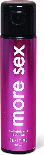 Gleitgel auf Wasserbasis Sexitive More Sex, 50-ml-Flasche