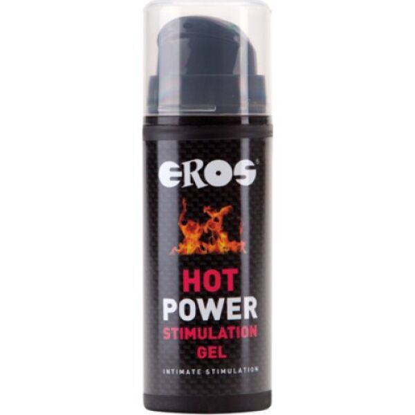 Stimulationsgel Eros Hot Power 30 ml im Fläschchen mit Pumpspender