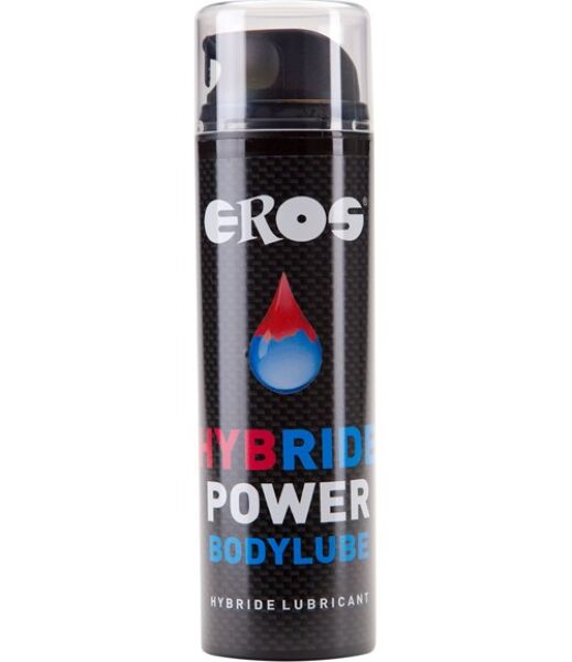 Eros Hybride Power Bodylube 200 ml in einer Flasche mit Pumpspender