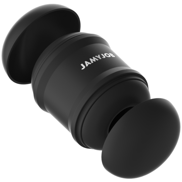 Masturbator mit Vibration Jamyjob Cassian, mit der Hülle im Gehäuse