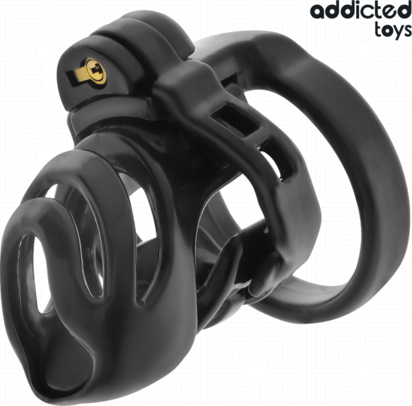 Keuschheitskäfig Addicted Toys Locked Eternal Lock mit Basisteil, Ringen und Schlüsseln