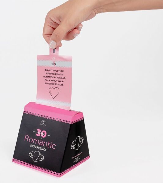 Kartenspiel Secret Play 30 días Romantic Experience mit den Aufgabenkarten