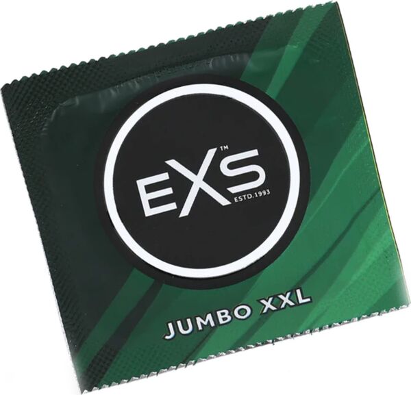 Packung mit 12 extra großen EXS Jumbo Kondomen